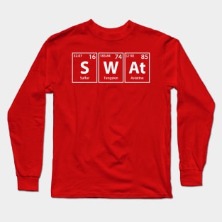 Swat (S-W-At) Periodic Elements Spelling Long Sleeve T-Shirt